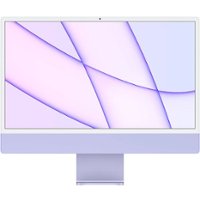 Apple - 24" Certified Refurbished iMac with Retina 4.5K display - Apple M1 - 8GB Memory - 8GPU - 256GB SSD - (2021) - Purple - Front_Zoom