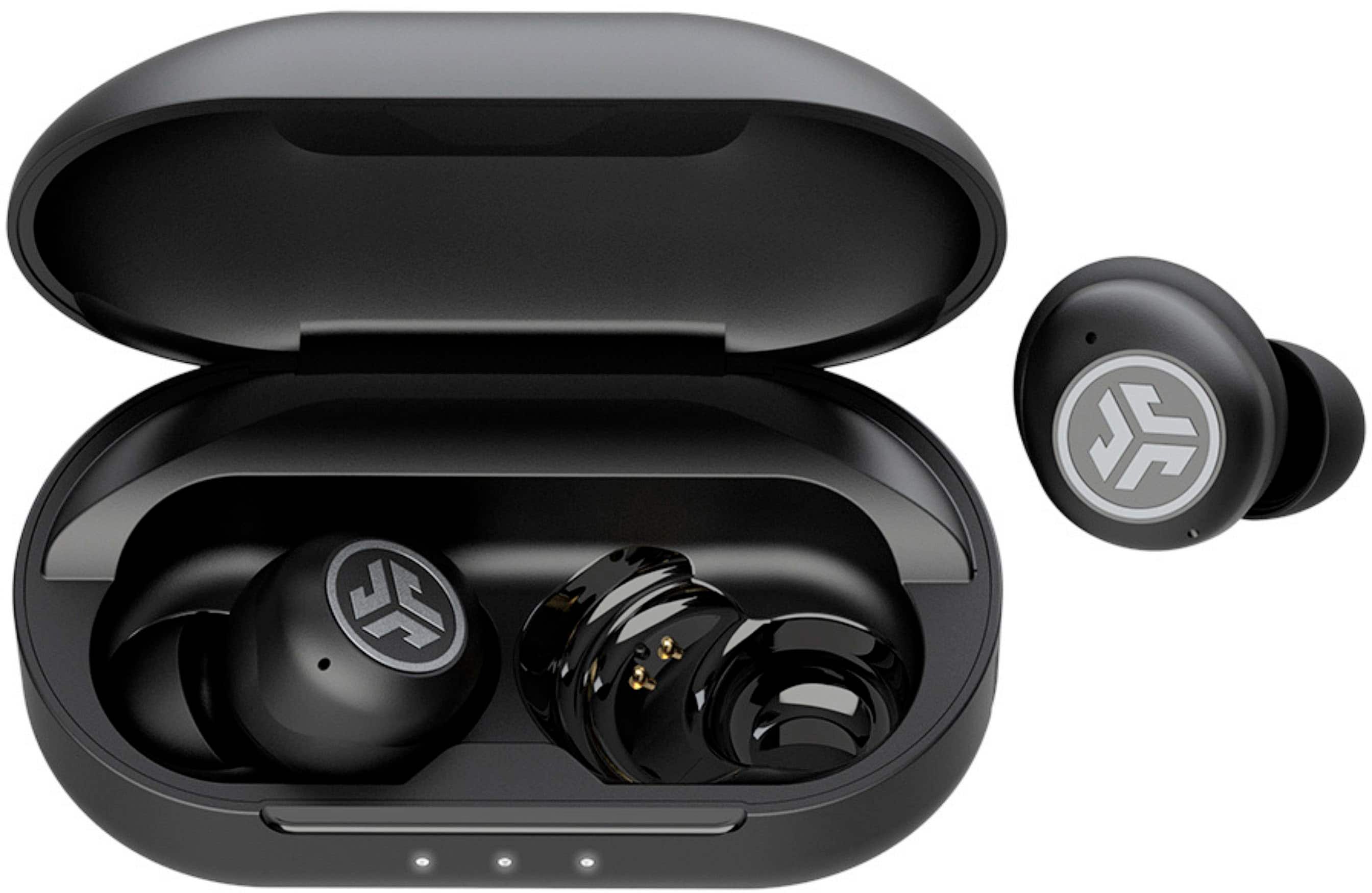 Left. JLab - JBuds Air Pro True Wireless Earbuds - Black.