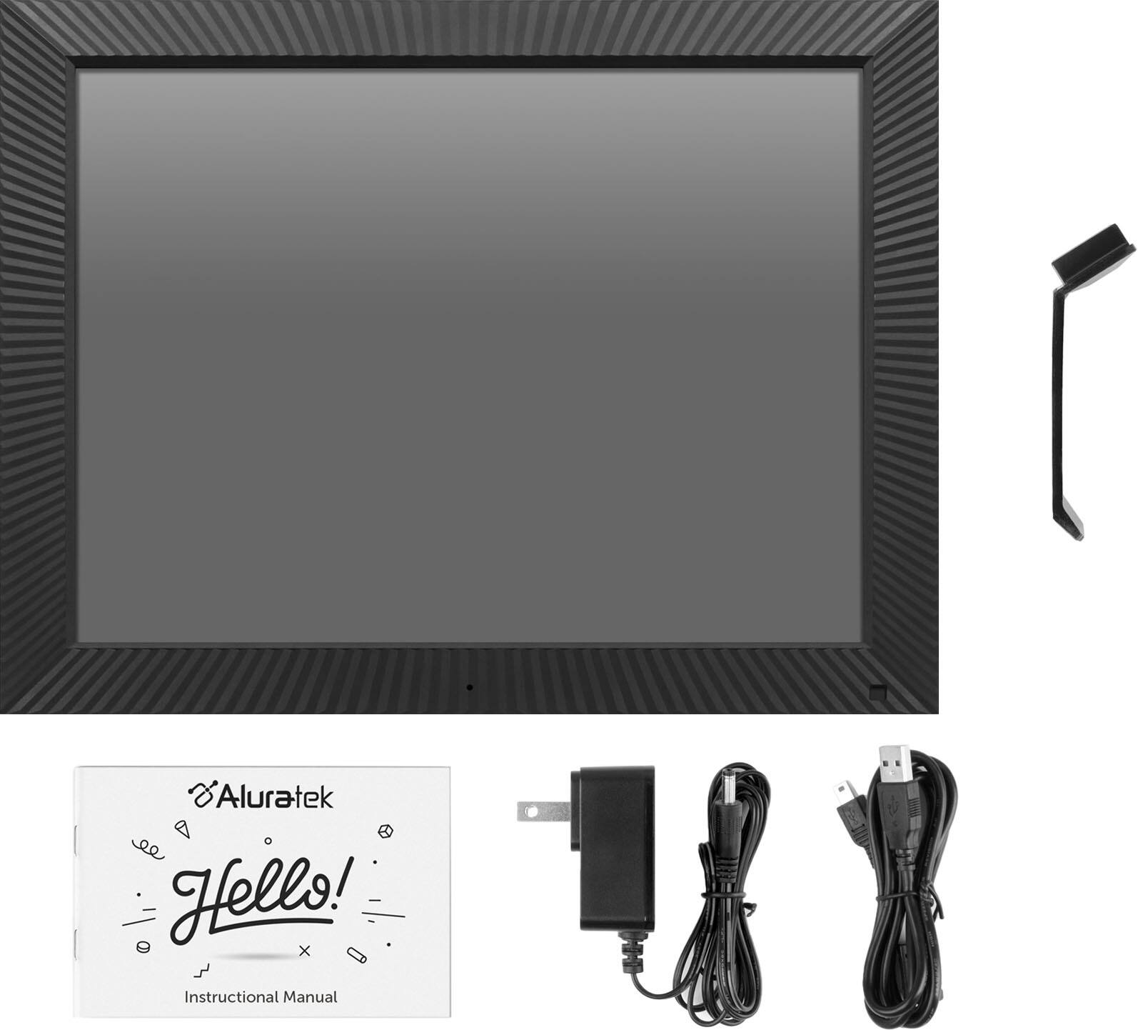 Alt View 15. Aluratek - 17" Touchscreen LCD Wi-Fi Digital Photo Frame - Black.