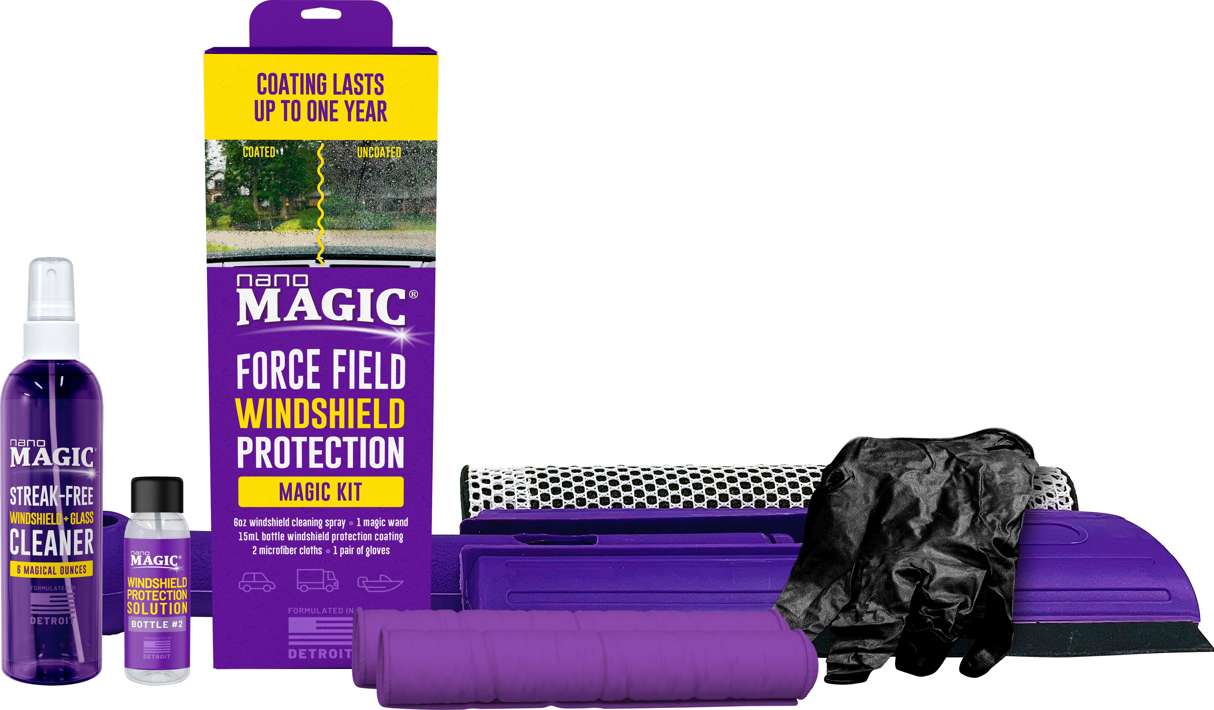 Nano Magic - Force Field Windshield Protection Kit