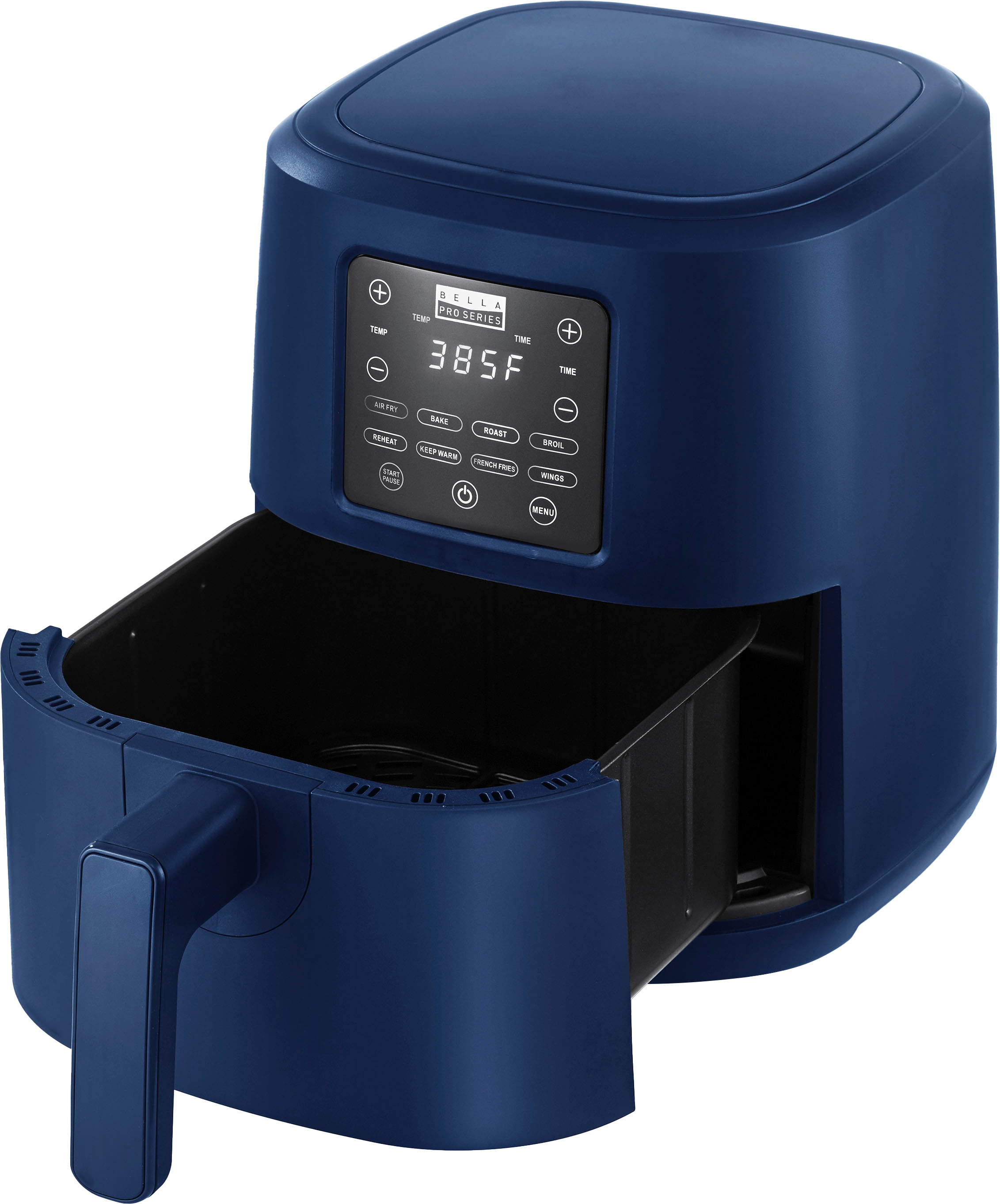 Bella Pro Series – 8-qt. Digital Air Fryer in Ink Blue Stainless