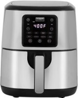 Bella Pro Series - 4.2-qt. Digital Air Fryer with Stainless Steel Finish - Stainless Steel - Front_Zoom