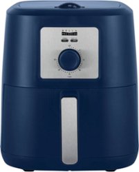 Bella Pro Series - 4.2-qt. Manual Air Fryer - Ink Blue - Front_Zoom