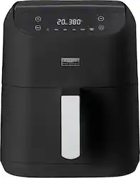 bella PRO - 6-qt. Touchscreen Air Fryer - Matte Black - Front_Zoom