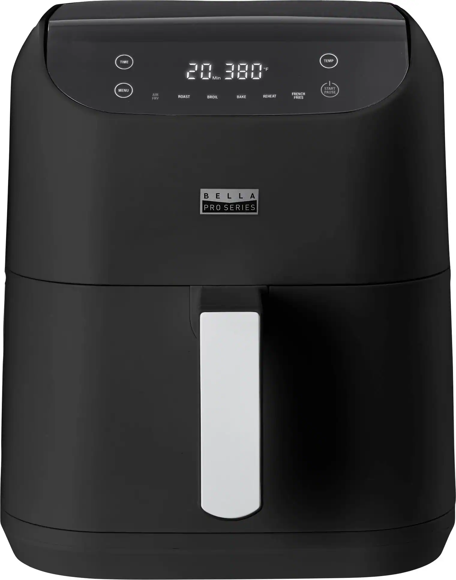 bella PRO - 6-qt. Touchscreen Air Fryer - Matte Black