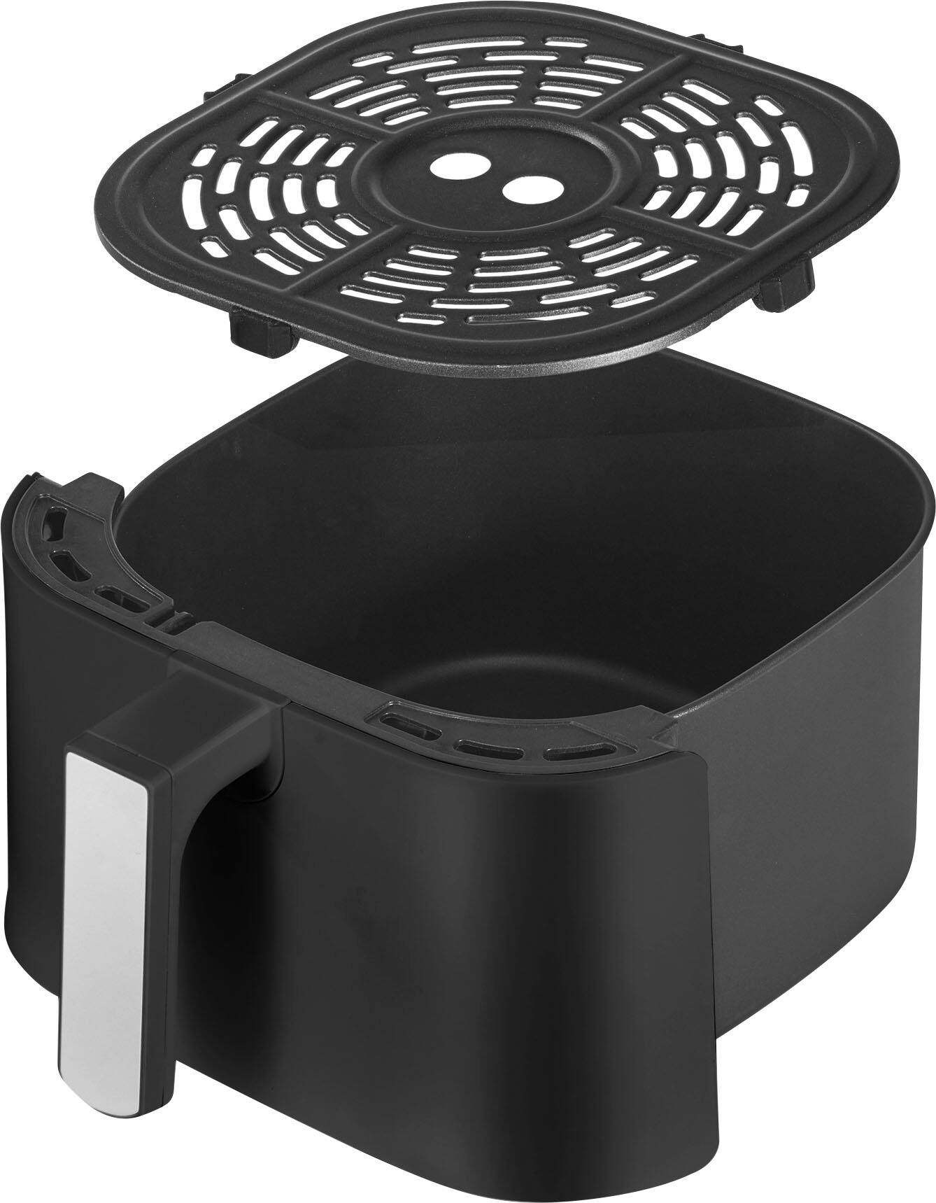 Left. Bella Pro Series - 6-qt. Digital Air Fryer - Black.