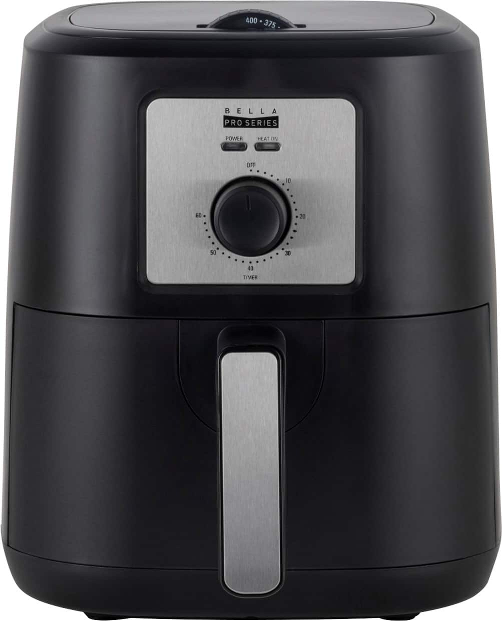 Zoom in on Front Zoom. Bella Pro Series - 4.2-qt. Manual Air Fryer - Black.