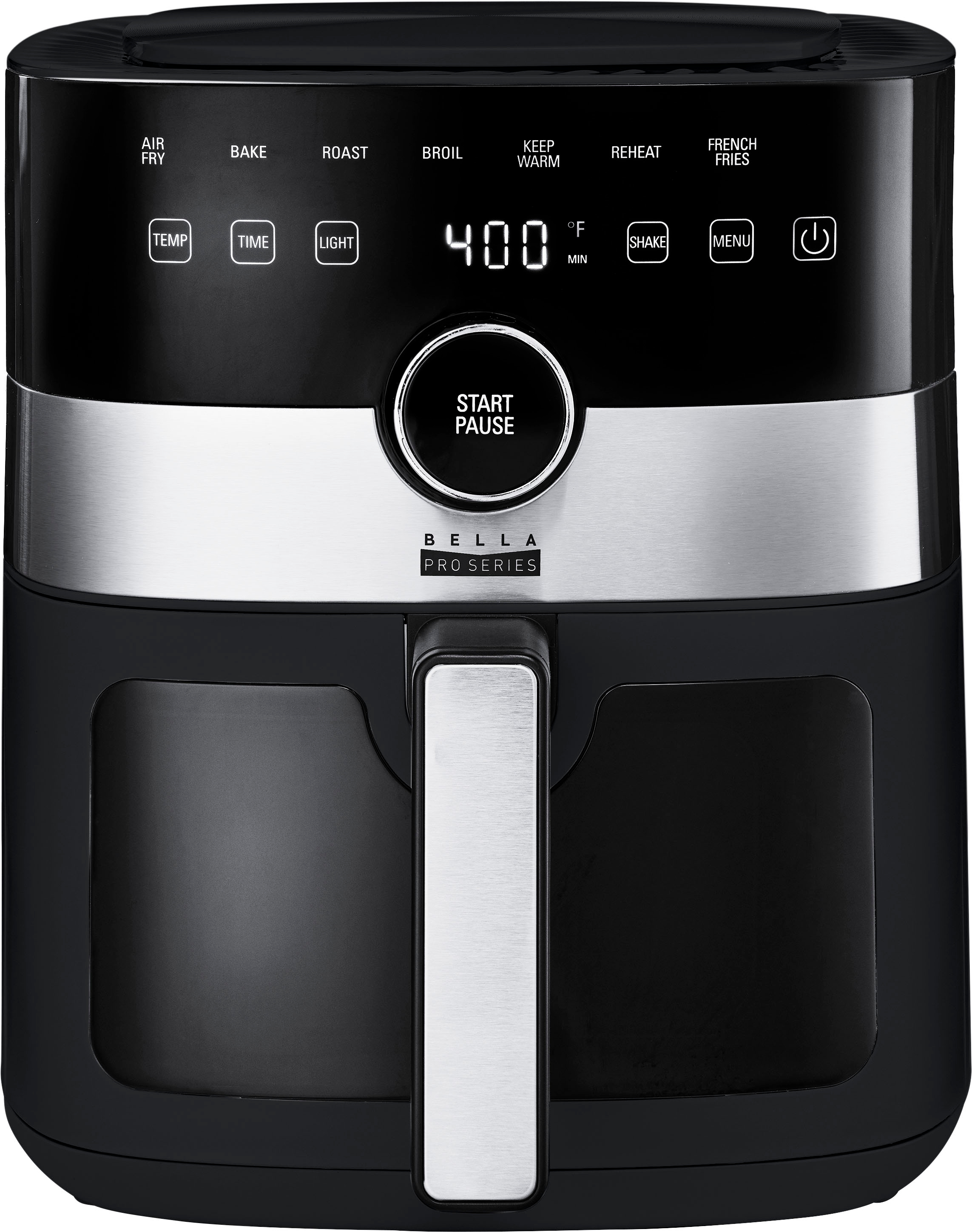  5 Qt Digital Air Fryer with Viewing Window, Black : Home &  Kitchen