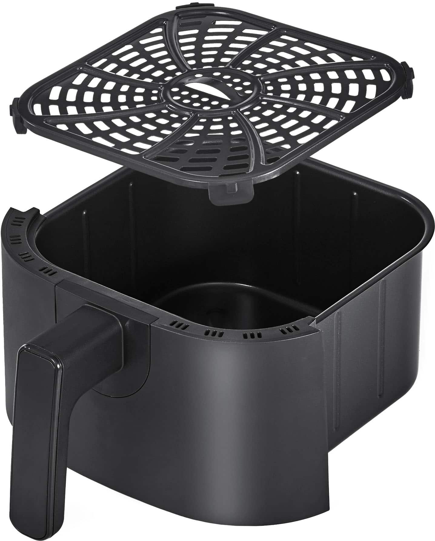 Left. Bella Pro Series - 4.2-qt. Digital Air Fryer - Black.