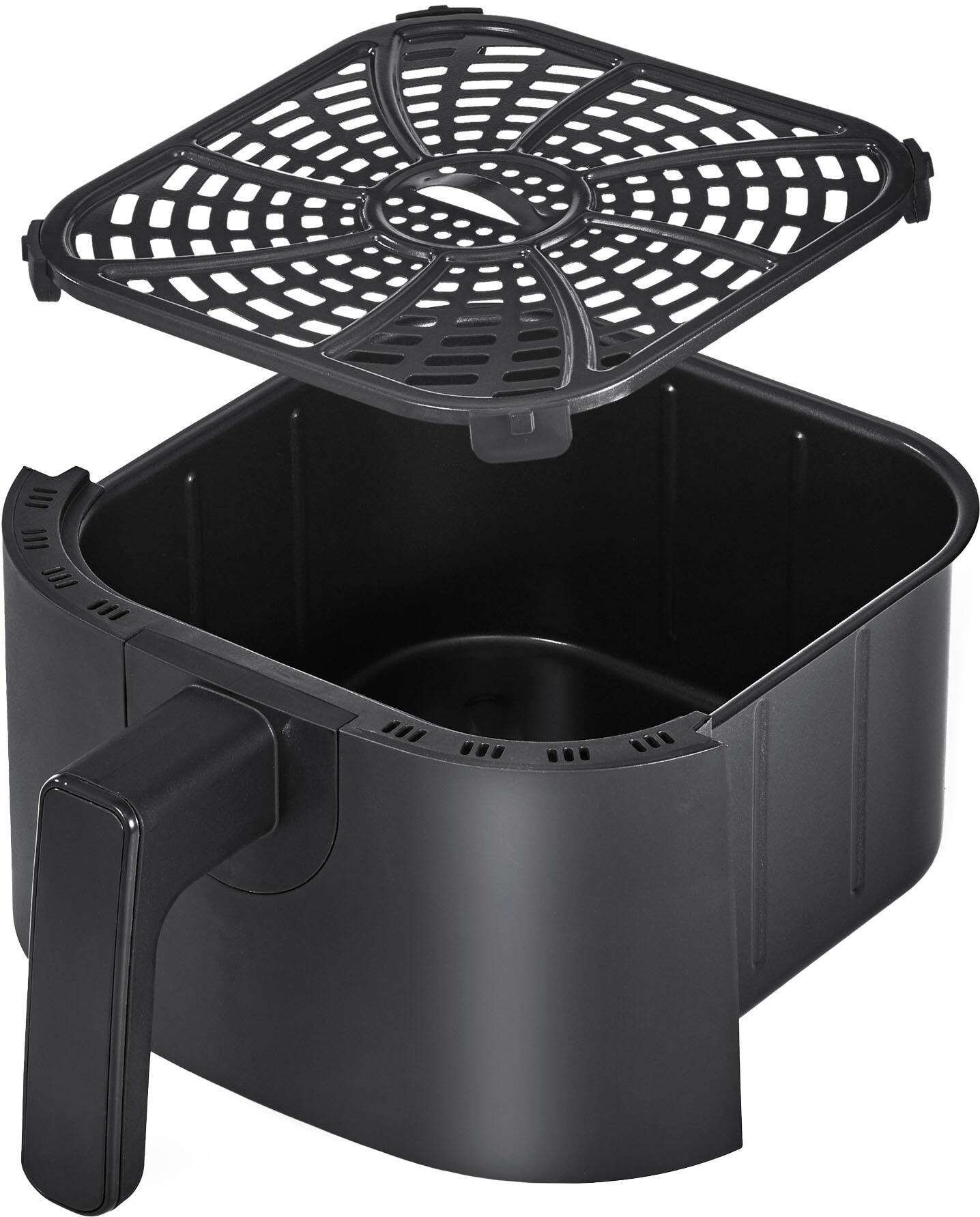 Left. Bella Pro Series - 4.2-qt. Digital Air Fryer - Black.