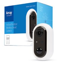 Array by Hampton - Indoor/Outdoor Wireless 1080p Smart Surveillance Camera - white - Front_Zoom