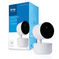Array by Hampton - Indoor Wireless 1080p Smart Pan and Tilt Camera - White - Front_Zoom
