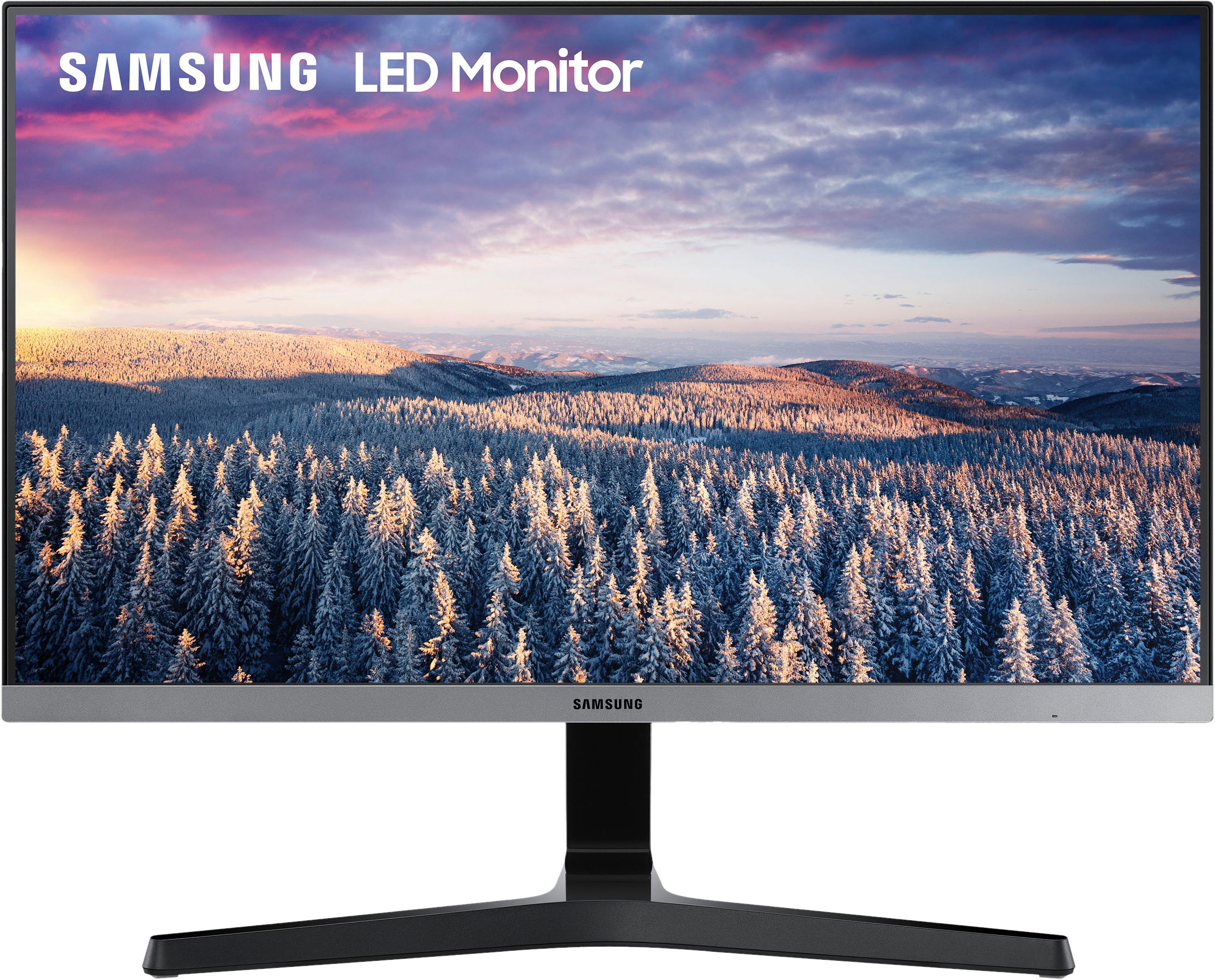 chikane Elendig svinekød Samsung 24" LED FHD AMD FreeSync Monitor with bezel-less design (HDMI,  D-sub) Black LS24R35AFHNXZA - Best Buy