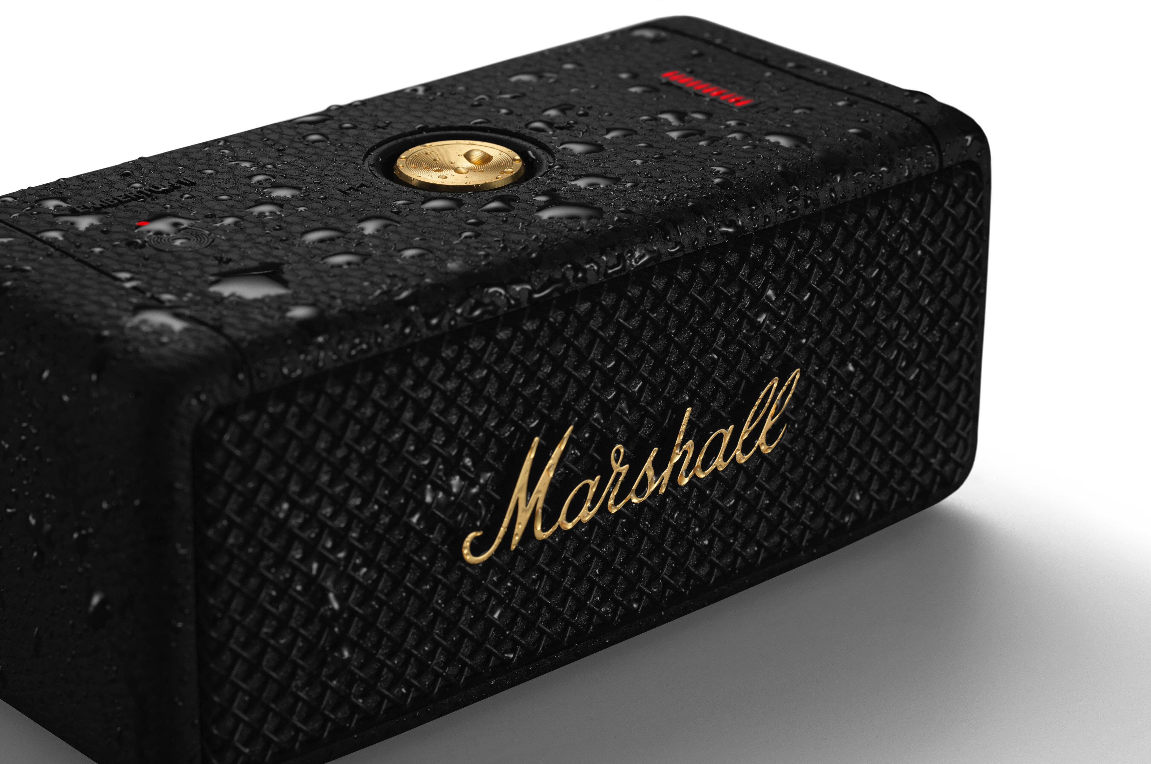 Marshall - Emberton Portable Bluetooth Speaker - Black & Brass