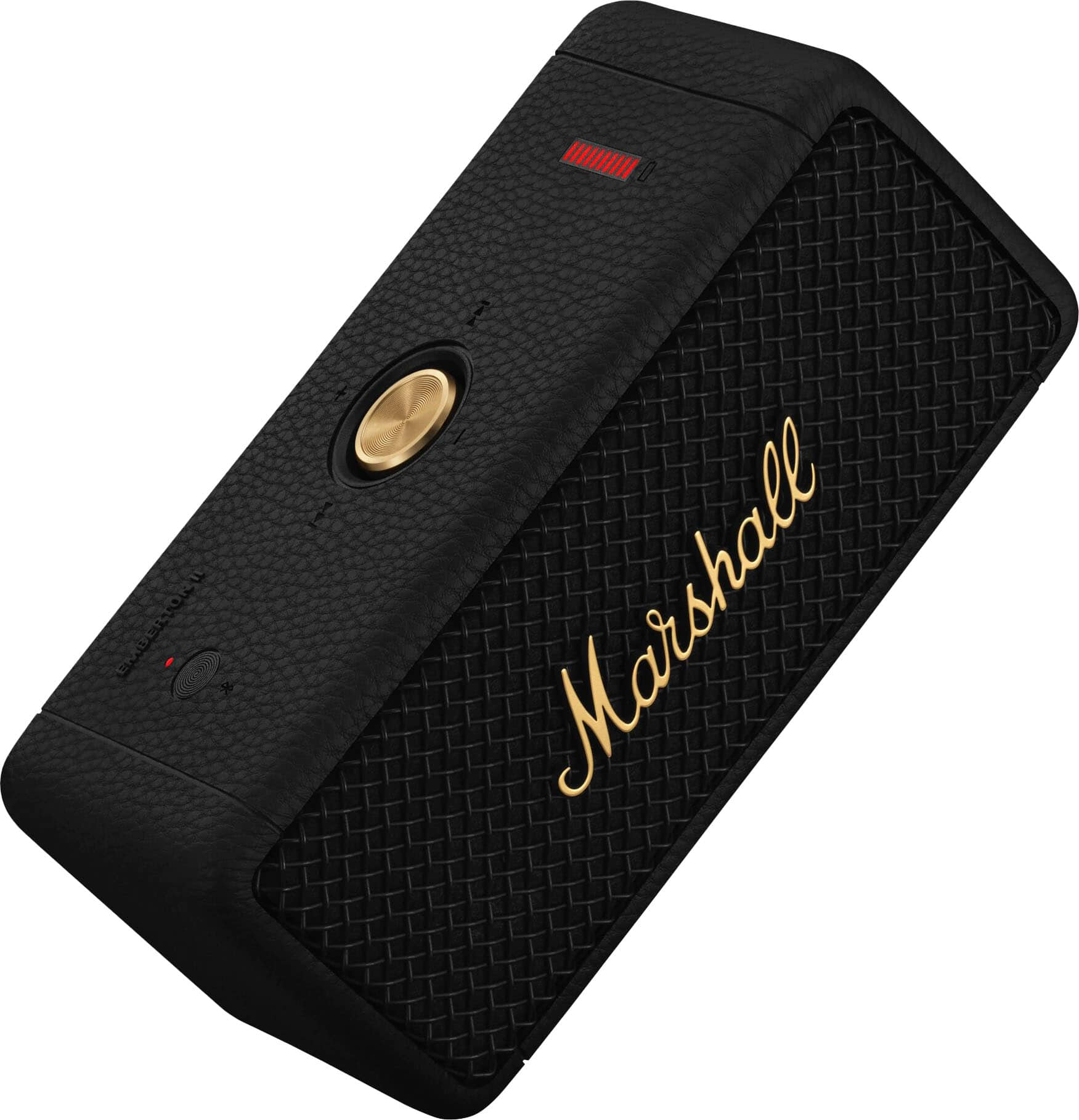 Marshall Emberton II Bluetooth Speaker Black/Brass 1006234 - Best Buy