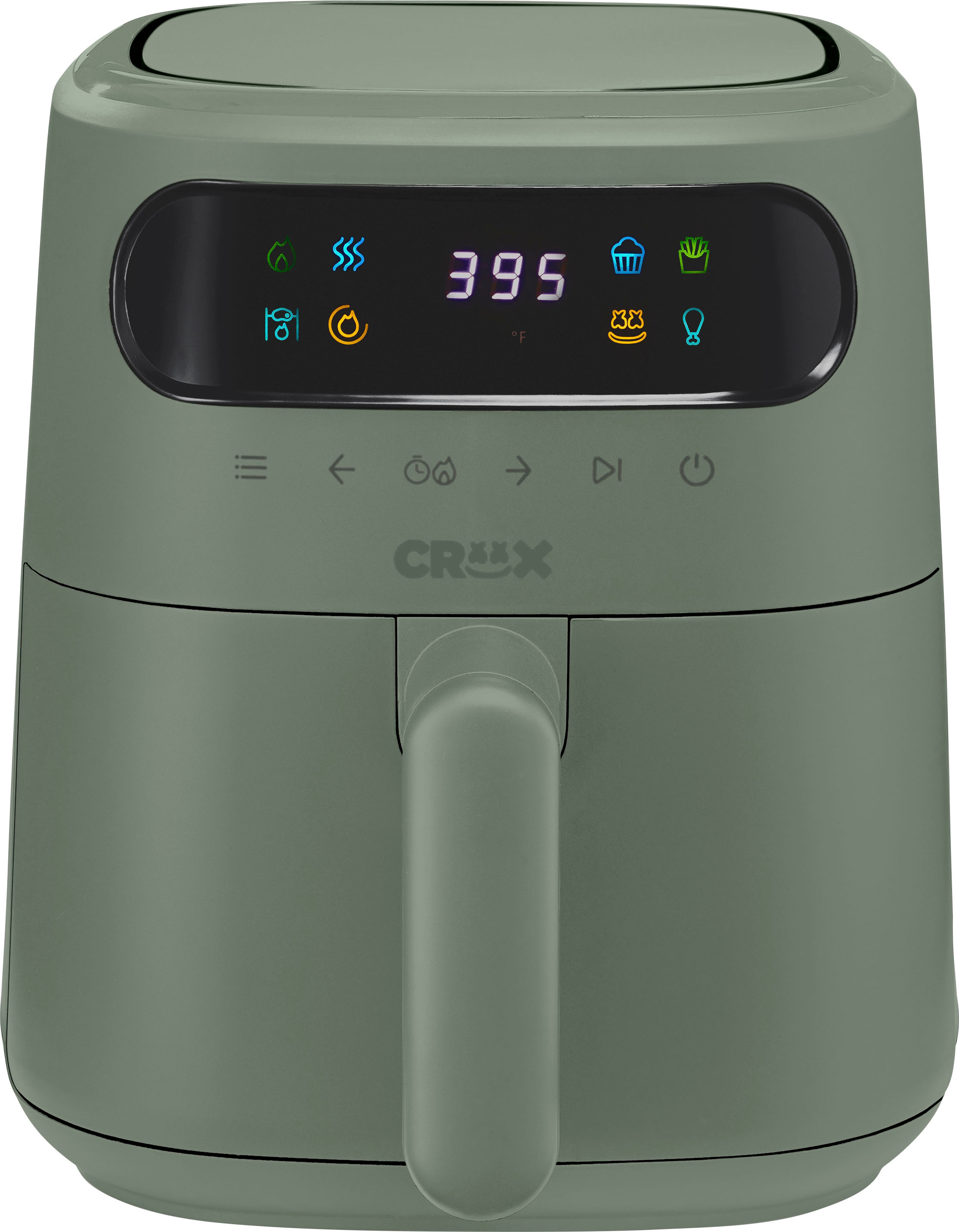 Best Buy: CRUX 8-qt. Digital Air Fryer Kit with TurboCrisp Black 17501