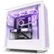 Front. NZXT - H7 Flow ATX Mid-Tower Case - White.