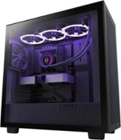 NZXT - H7 Flow ATX Mid-Tower Case - Black - Front_Zoom