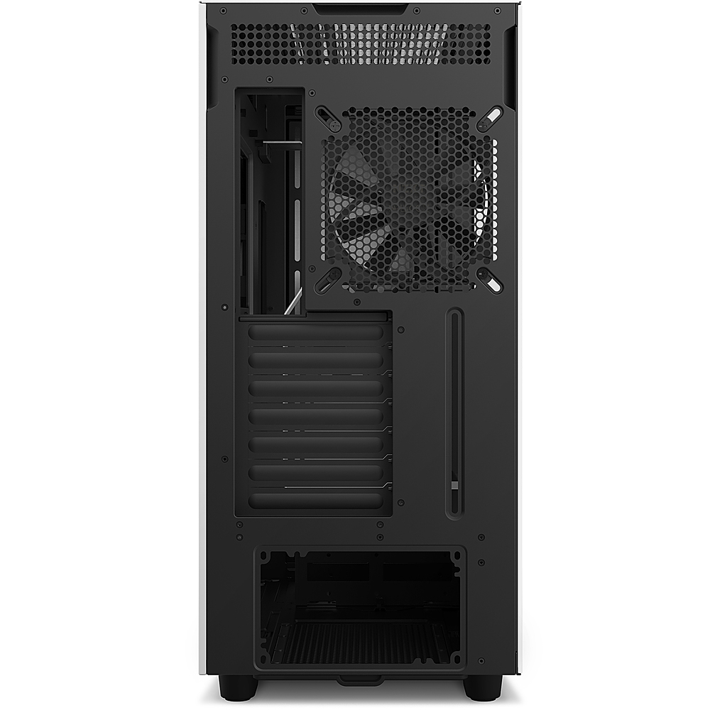  NZXT H7 - CM-H71BW-01 - ATX Mid Tower PC Gaming Case - Front  I/O USB Type-C Port - Quick-Release Tempered Glass Side Panel - White :  Electronics