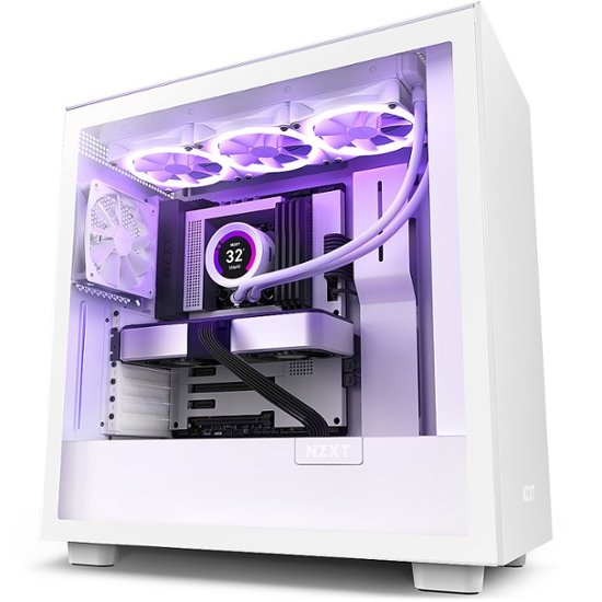 NZXT H7 ATX Mid-Tower Case White CM-H71BW-01 - Best Buy