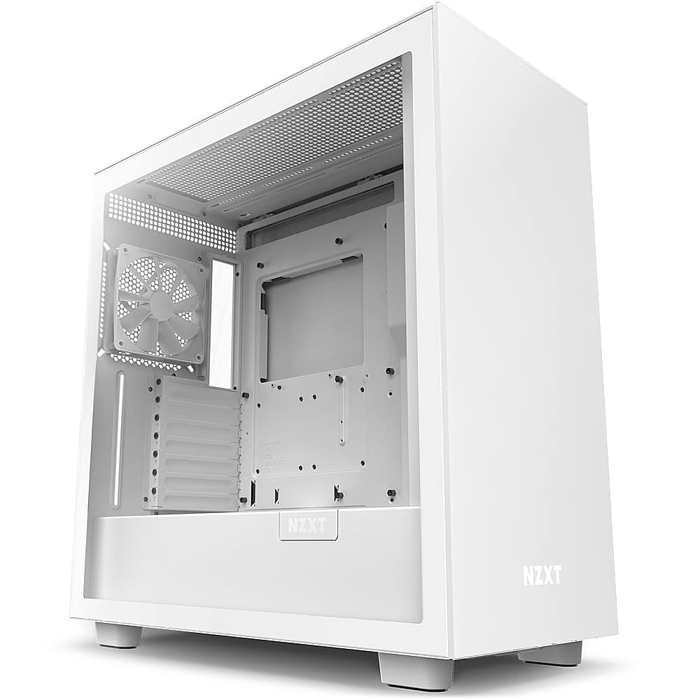 Best Buy: NZXT H7 ATX Mid-Tower Case White CM-H71BW-01