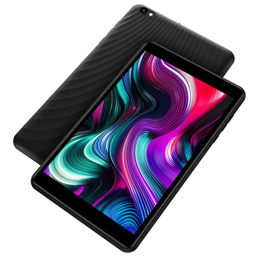Left. BLU - M8L 2022 32GB 8" Tablet (Unlocked) - Black.
