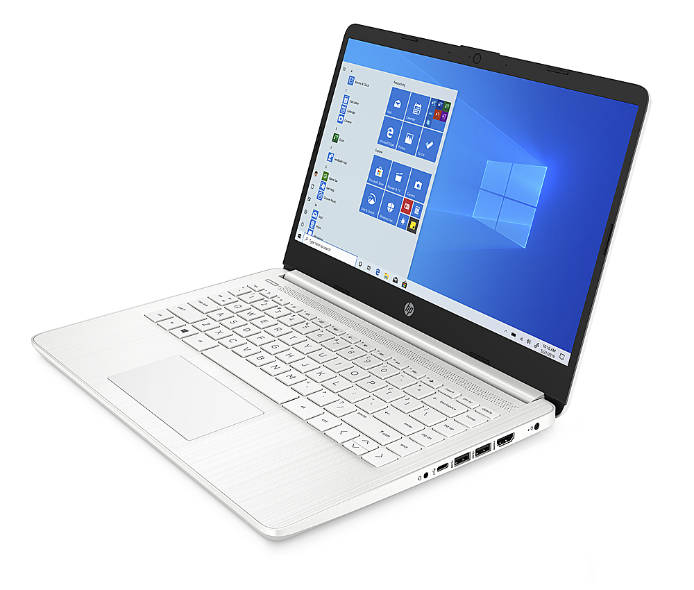 HP - 14" Laptop - Intel Celeron N4020 - 4GB Memory - 64GB eMMC - Snowflake White