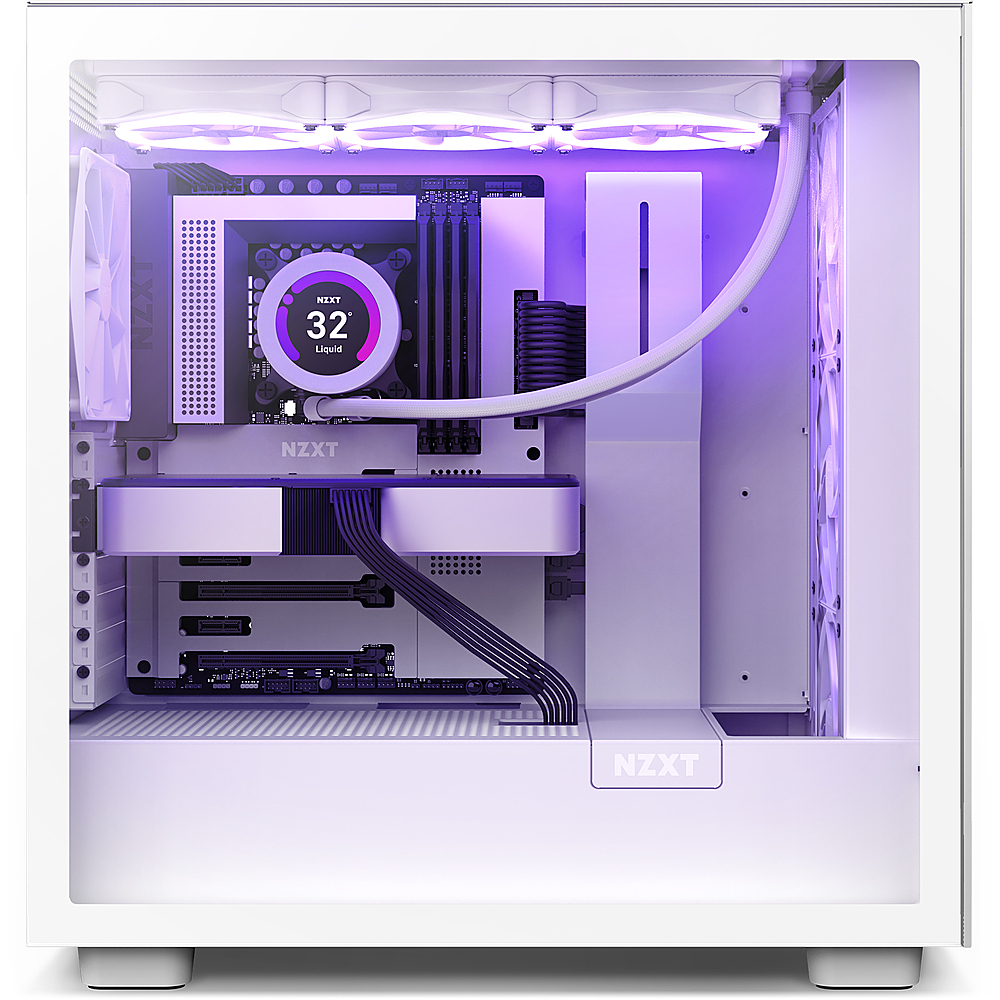 Boitier PC Gaming NZXT H7 Elite RGB White (CM-H71EW-02)