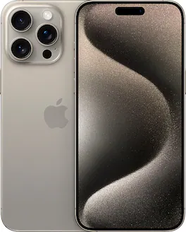 Apple - Refurbished Excellent - iPhone 15 Pro Max 256GB - Apple Intelligence - (Unlocked) - Natural Titanium