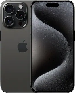 Apple - Refurbished Excellent - iPhone 15 Pro 128GB - Apple Intelligence - (Unlocked) - Black Titanium