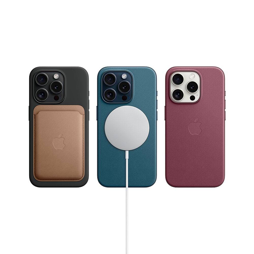 Alt View 19. Apple - iPhone 15 Pro 128GB (Unlocked) - Natural Titanium.