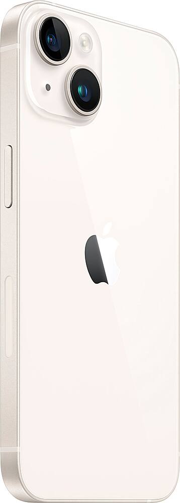 Left. Apple - iPhone 14 256GB (Unlocked) - Starlight.