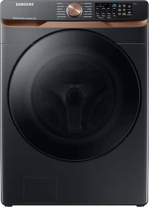 Samsung BESPOKE 5.3 Cu. Ft. High-Efficiency Stackable Smart Front Load  Washer with Steam and Super Speed Wash Brushed Black WF53BB8700AVUS - Best  Buy