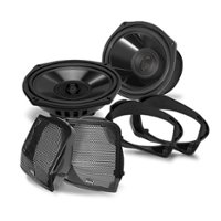 BOSS Audio - Harley Davidson 6 x 9 Inch Saddlebag Speaker Kit - Black - Front_Zoom