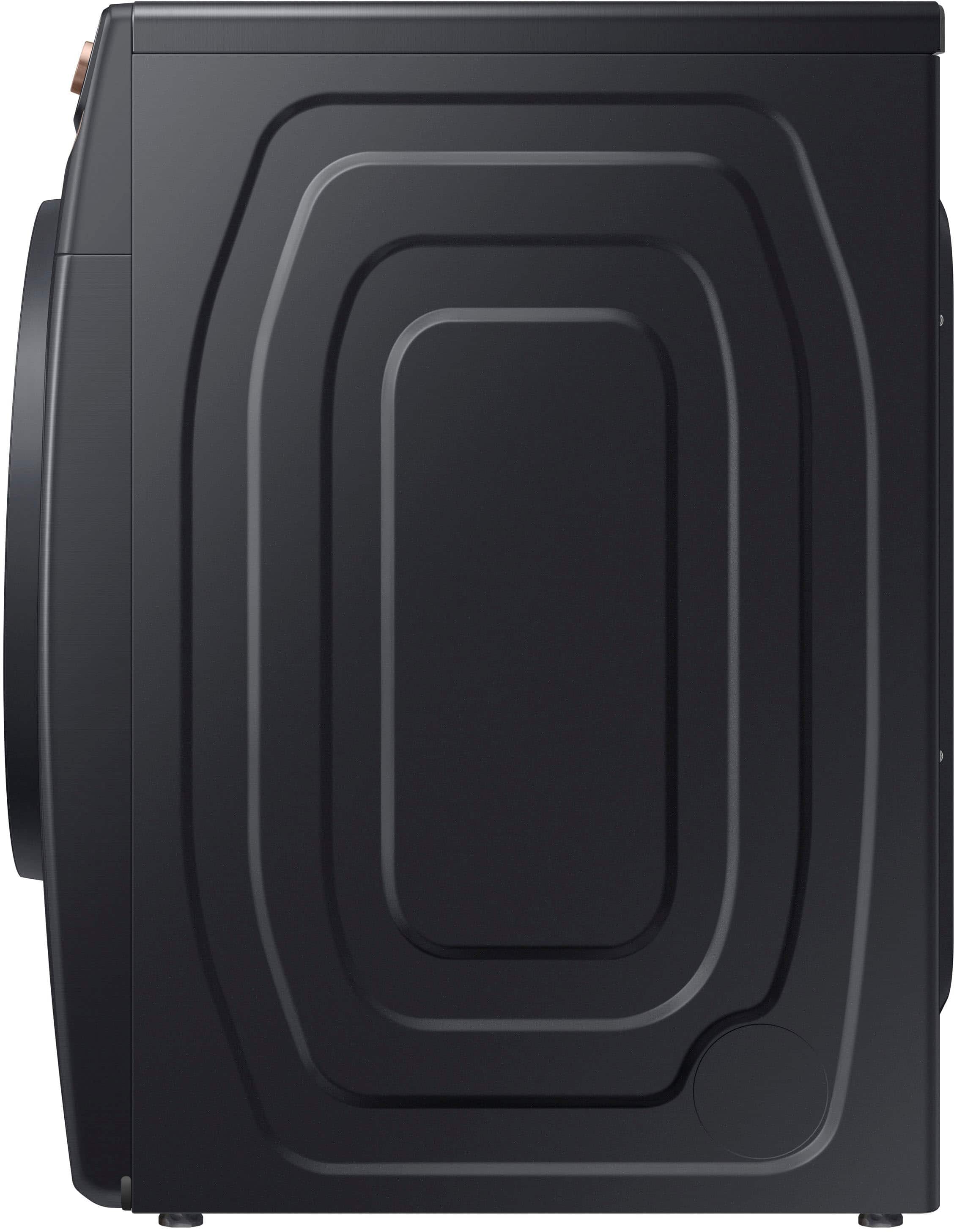 Alt View 20. Samsung - 7.5 Cu. Ft. Stackable Smart Electric Dryer with Steam and Sensor Dry - Brushed Black.