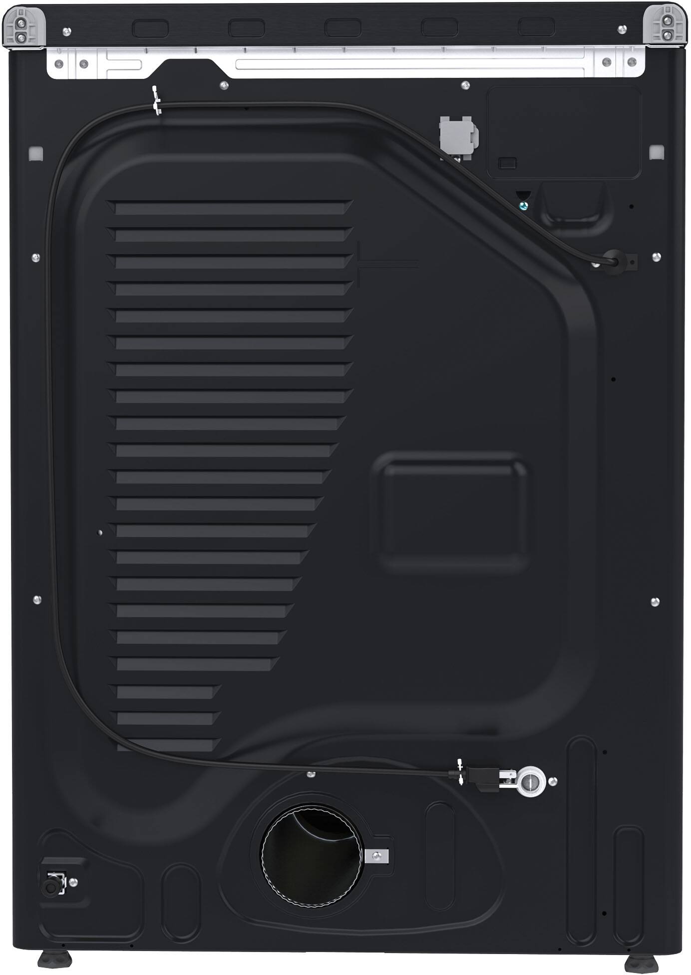 Alt View 15. Samsung - 7.5 Cu. Ft. Stackable Smart Gas Dryer with Steam and Sensor Dry - Brushed Black.