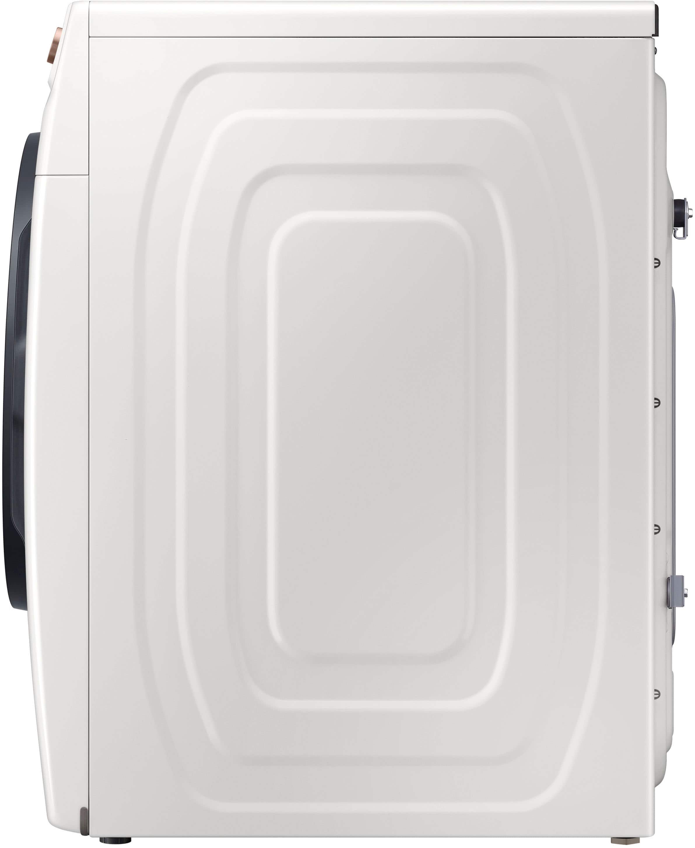 Alt View 19. Samsung - 5.0 Cu. Ft. High-Efficiency Stackable Smart Front Load Washer with Steam and Super Speed Wash - Ivory.