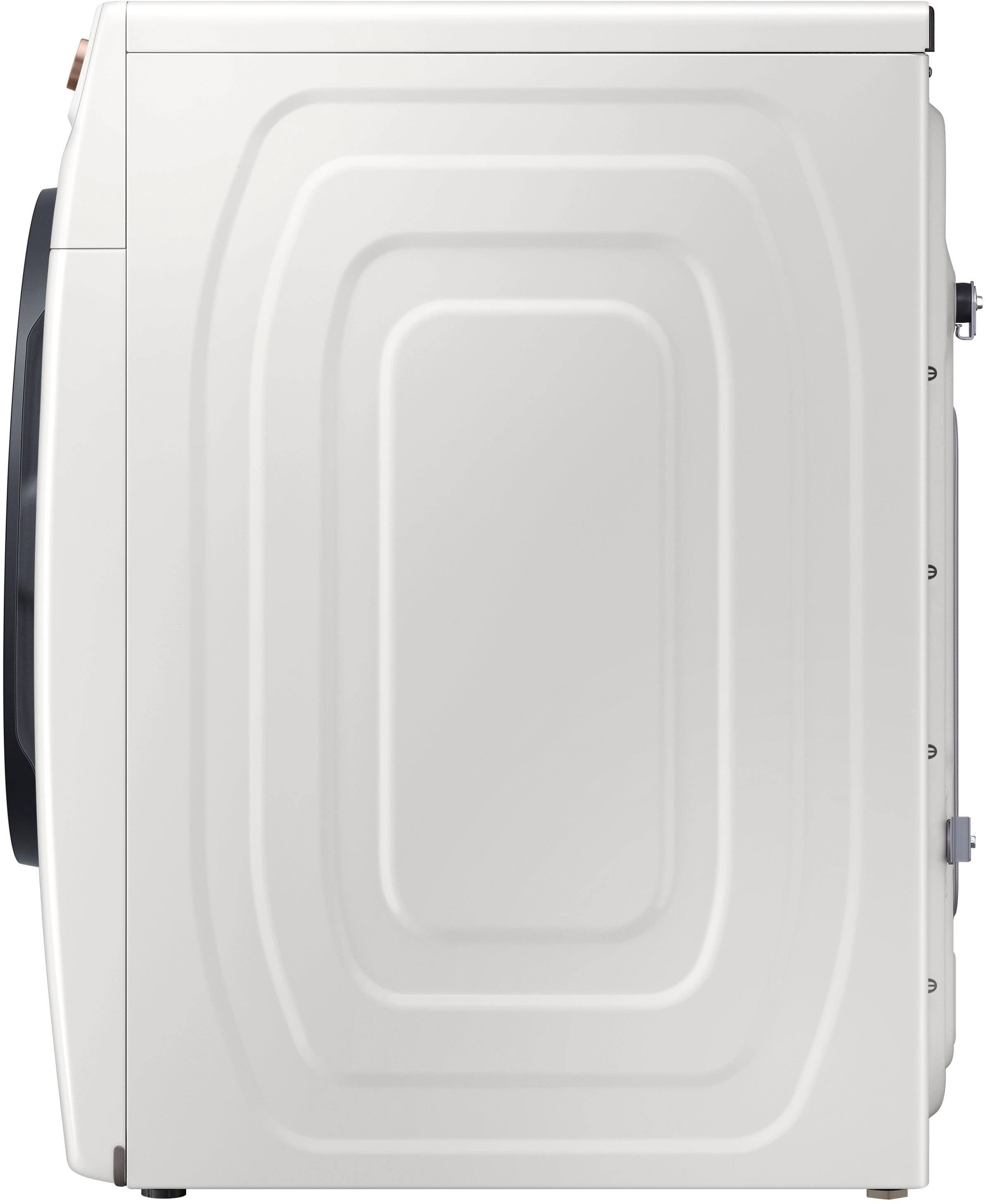 Alt View 19. Samsung - 5.0 Cu. Ft. High-Efficiency Stackable Smart Front Load Washer with Steam and Super Speed Wash - Ivory.