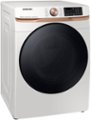 Alt View Zoom 12. Samsung - 7.5 Cu. Ft. Stackable Smart Electric Dryer with Steam and Sensor Dry - Ivory.