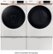 Alt View 16. Samsung - 7.5 Cu. Ft. Stackable Smart Electric Dryer with Steam and Sensor Dry - Ivory.