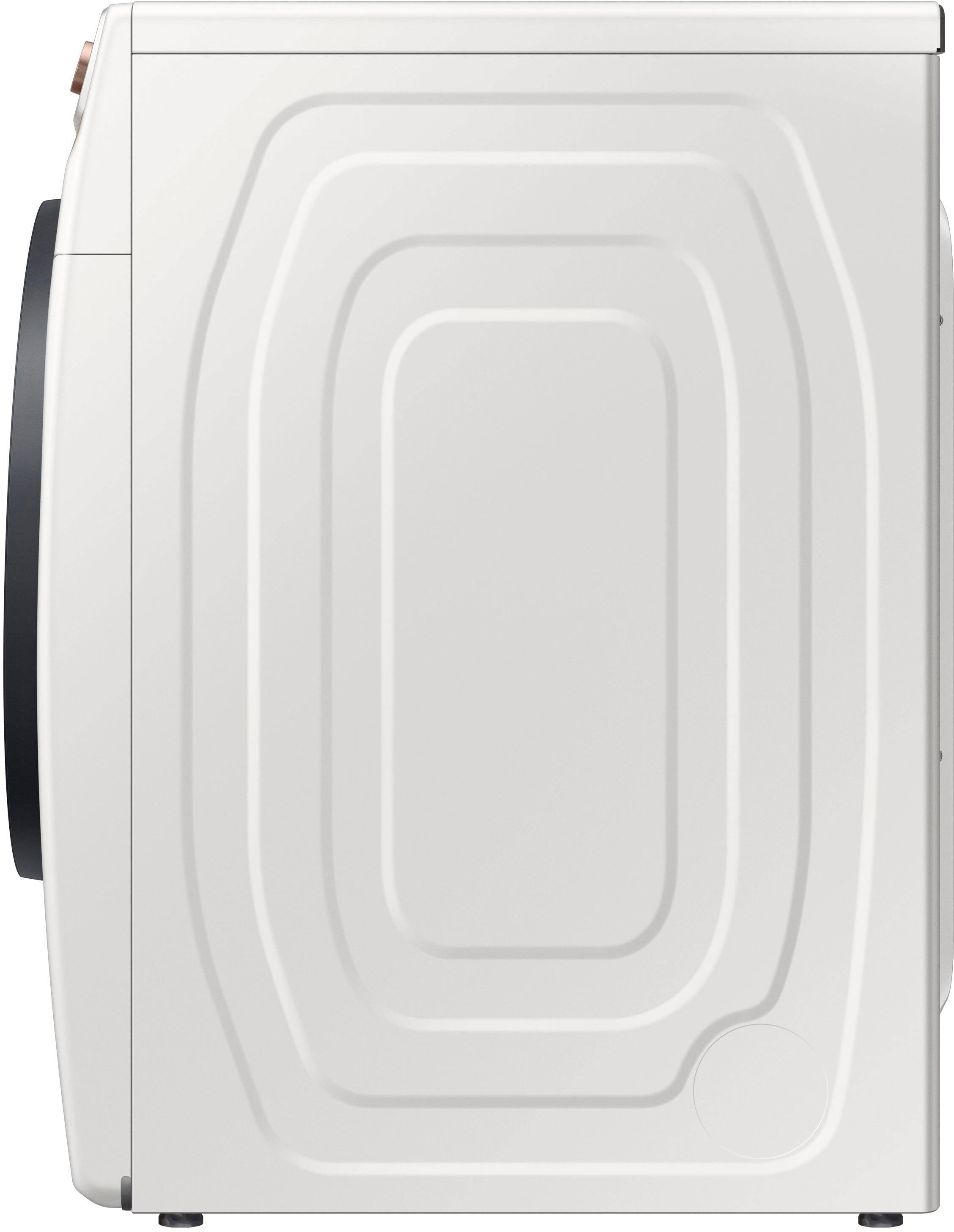 Alt View 20. Samsung - 7.5 Cu. Ft. Stackable Smart Electric Dryer with Steam and Sensor Dry - Ivory.