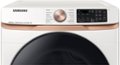 Samsung - 7.5 Cu. Ft. Stackable Smart Gas Dryer with Steam and Sensor Dry - Ivory_1