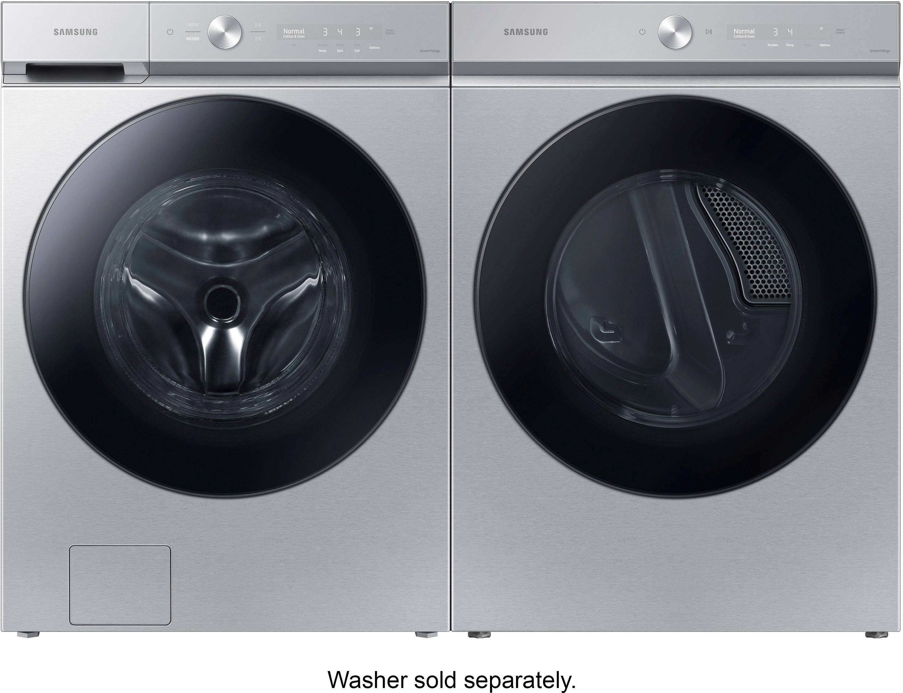 SAMSUNG - - - d Normal - - 3 - 4 - 3 - - - - - SAMSUNG I Normal - i 3 - 3 - 3 - - - Washer sold separately.