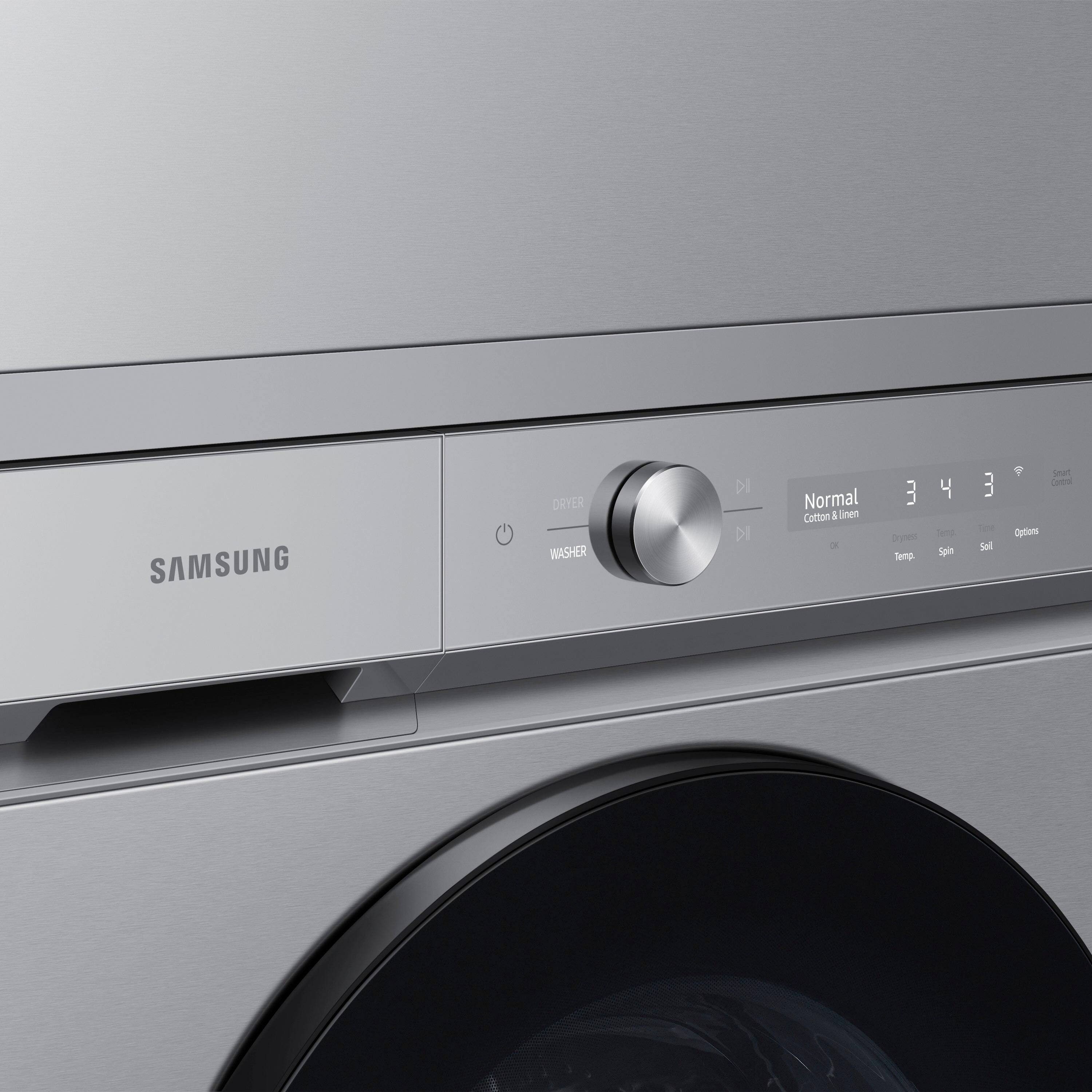 SAMSUNG DRYER WASHER DI DI Normal Cotton & linen - 3 Dry Temp 4 2 Spin 3 J Sell soart Coea Options