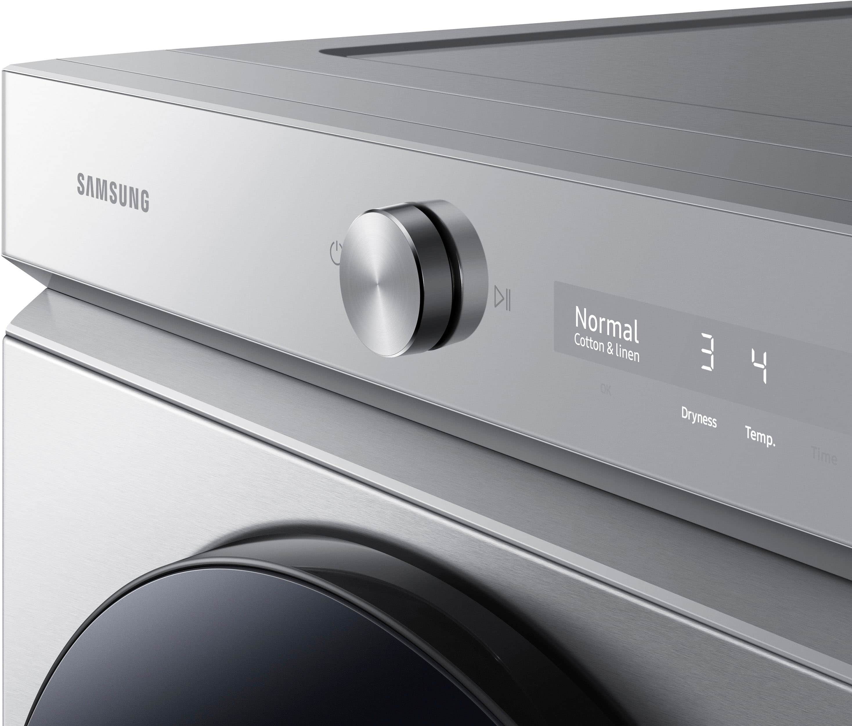 SAMSUNG DII Normal Cotton & linen E 4 OK Dryness Temp. Time