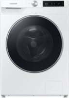 Samsung - 2.5 Cu. Ft. High-Efficiency Stackable Smart Front Load Washer with Steam and AI Smart Dial - White - Front_Zoom