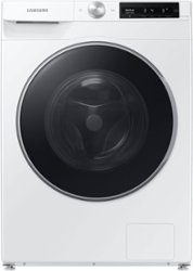 Samsung - 2.5 cu. ft. Compact Front Load Washer with AI Smart Dial and Super Speed Wash - White - Front_Zoom