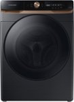 Front Zoom. Samsung - 4.6 cu. ft. Large Capacity AI Smart Dial Front Load Washer with Auto Dispense and Super Speed Wash - Brushed Black.