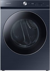 Samsung - Bespoke 7.6 cu. ft. Ultra Capacity Gas Dryer with AI Optimal Dry and Super Speed Dry - Brushed Navy - Front_Zoom