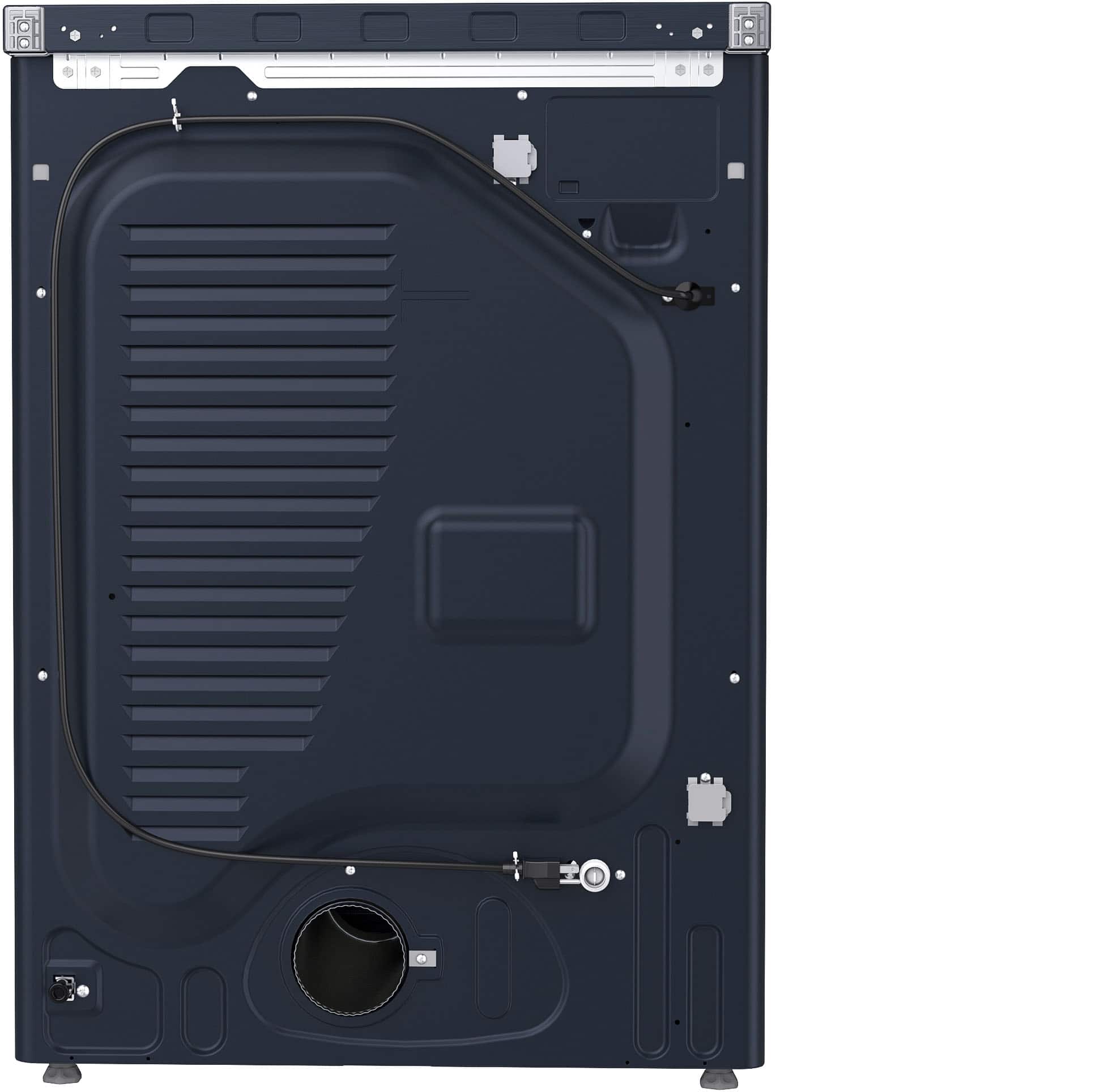 Alt View 15. Samsung - BESPOKE 7.6 Cu. Ft. Stackable Smart Gas Dryer with Steam and AI Optimal Dry - Brushed Navy.